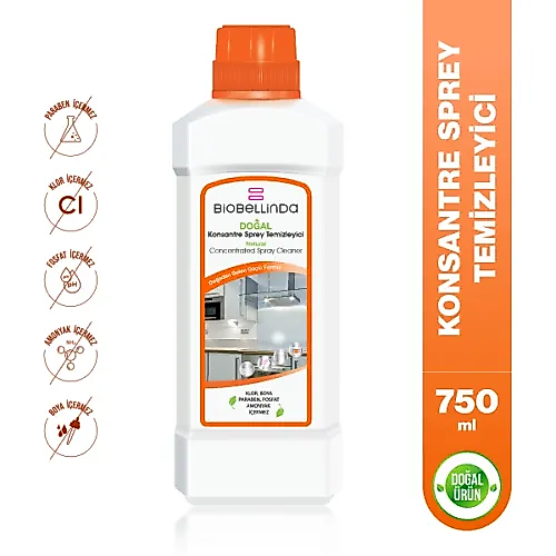 Biobellinda Doğal Konsantre Sprey Temizleyici 750 Ml