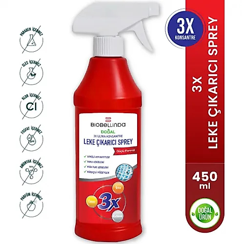 Biobellinda 3X Ultra Konsantre Leke Çıkarıcı Sprey 450 Ml