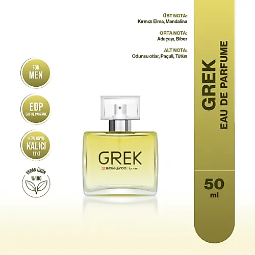 Biobellinda Grek Eau De Parfume For Men 50 Ml
