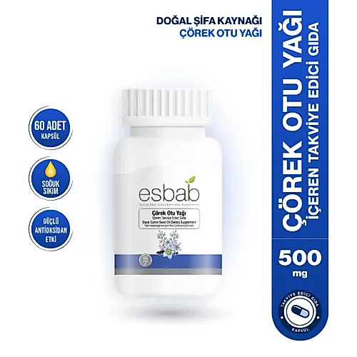 Esbab Çörek Otu Yağı - Kapsül
