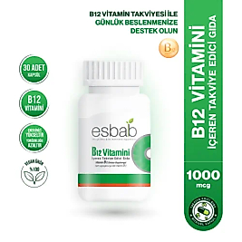 Esbab B12 Vitamini İçeren Takviye Edici Gıda - Kapsül