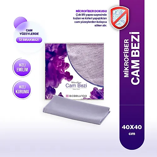 Mikrofiber Cam Bezi (40X40 Cm)