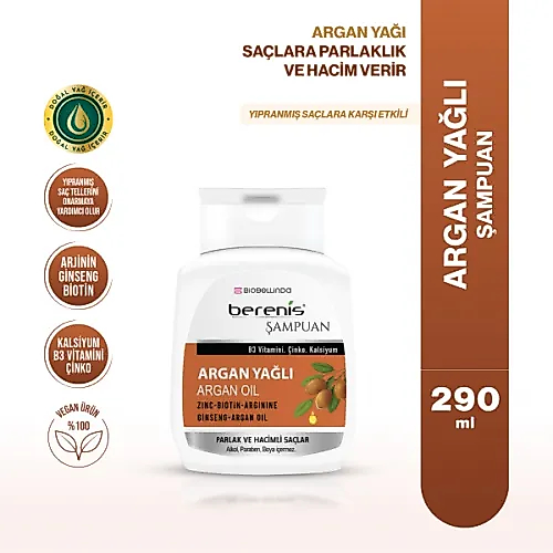Biobellinda Berenis Argan Yağlı Şampuan 290 Ml