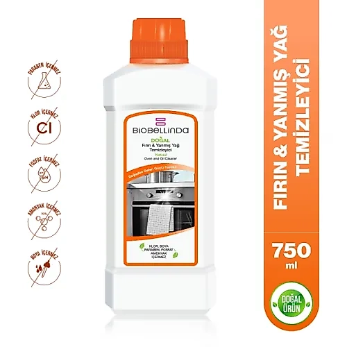 Biobellinda Doğal Fırın Ve Yanmış Yağ Temizleyici 750 Ml
