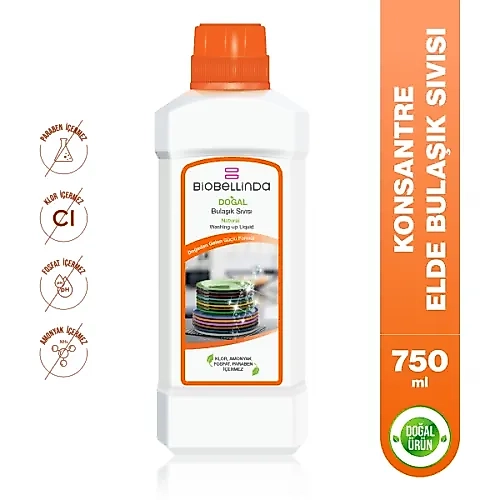 Biobellinda Konsantre Elde Bulaşık Sıvısı 750 Ml