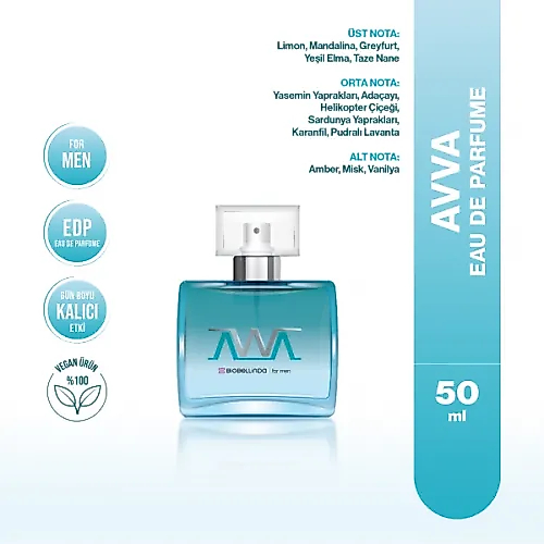 Biobellinda Eau De Parfume For Men 50 Ml